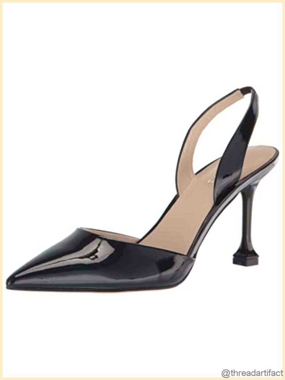 Pointed Toe Slingback Stiletto Heel Pump